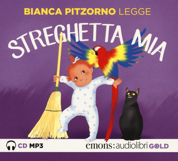 Streghetta mia letto da Bianca Pitzorno. Audiolibro. CD Audio  MP3
