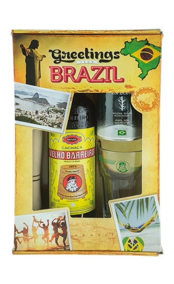 Caipirinha Set Greetings from Brazil