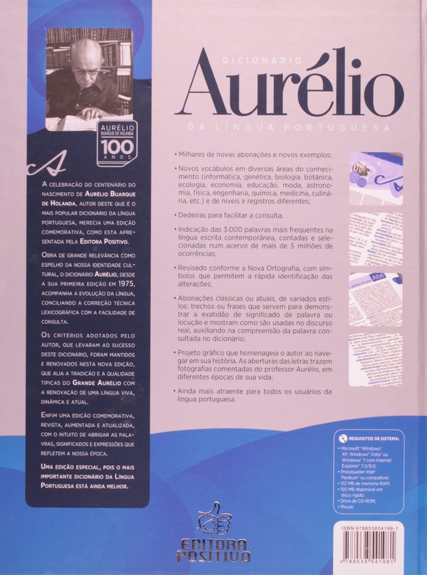 Dicionário Aurélio da Língua Portuguesa (Buch + CD-ROM) - Nova ortografia