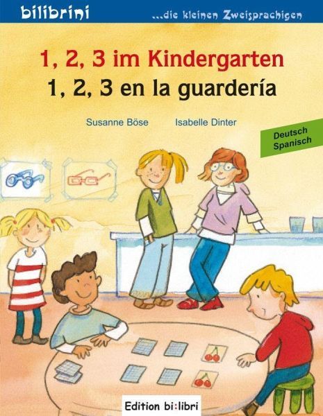 1, 2, 3 im Kindergarten: 1, 2, 3 en la guardería