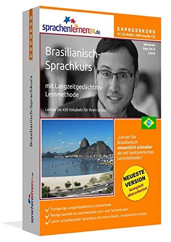 Brasilianisch-Expresskurs: Brasilianisch-Vokabeltrainer für Ihren Urlaub in Brasilien mit Reiseführe