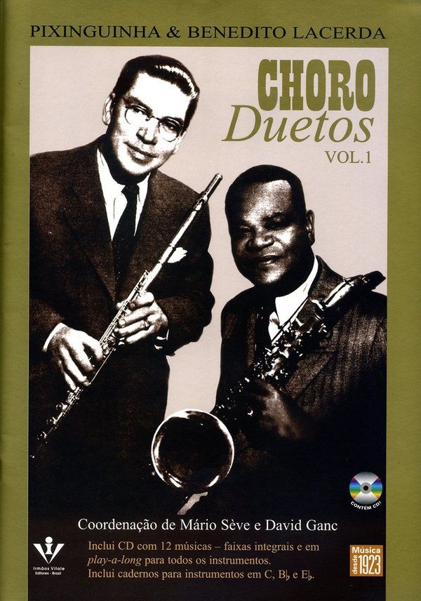 Choro Duetos - Vol.1 - Pixinguinha & Benedito Lacerda + CD