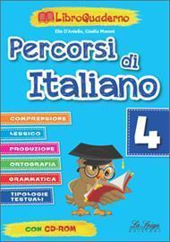 Percorsi di italiano. Per la Scuola elementare Vol. 4 con  CD-Rom
