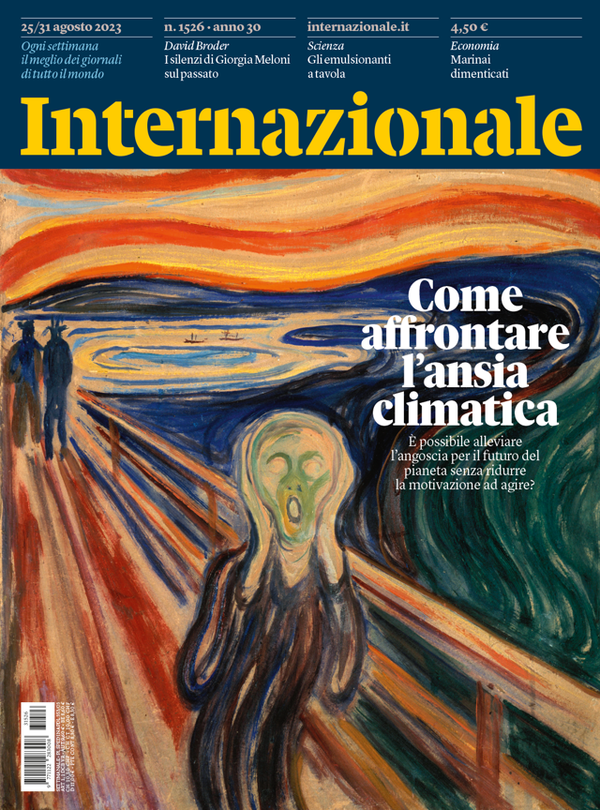 Internazionale 25/31 Agosto 2023 : Come affrontare l’ansia climatica